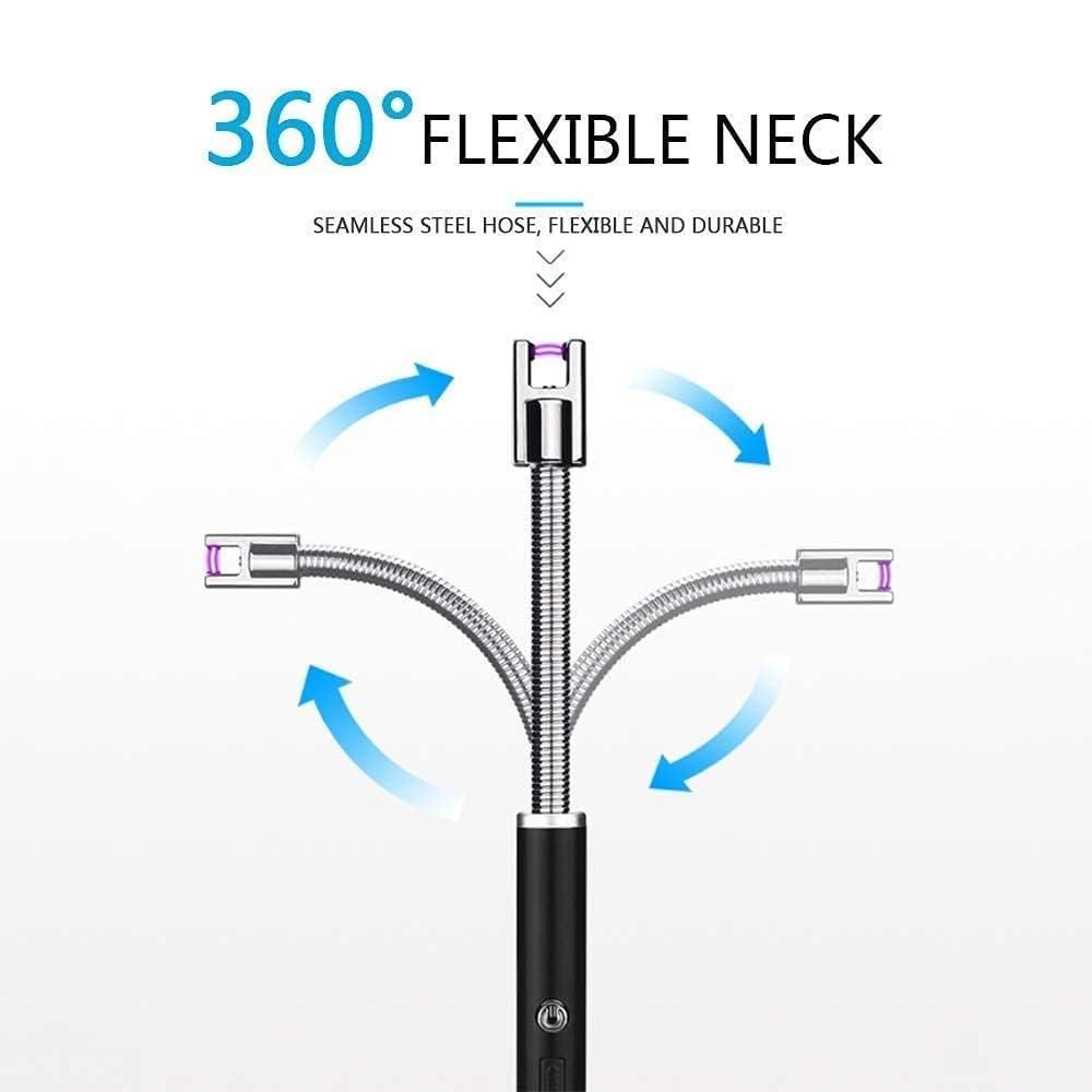 (Pack of 2) USB Plasma Rechargeable Electric Lighter for Kitchen
