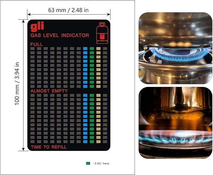 (Pack of 3) Gas Bottle Level Indicator (Pack of 1)