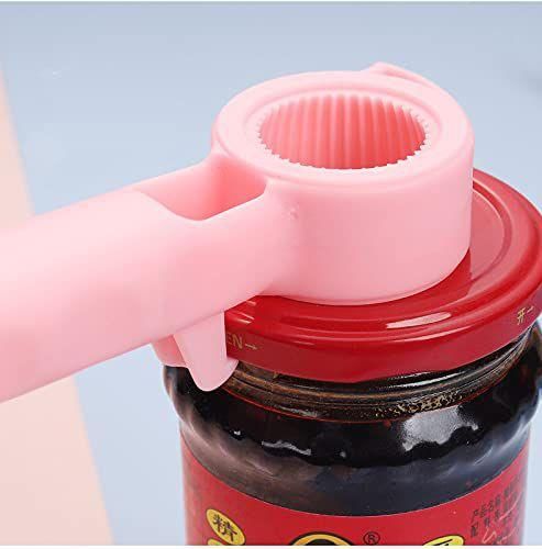 (Pack of 2) 4 in 1 Very Cute Rabbit Wine Opener Cartoon Shape Plastic Hot Bottle Opener