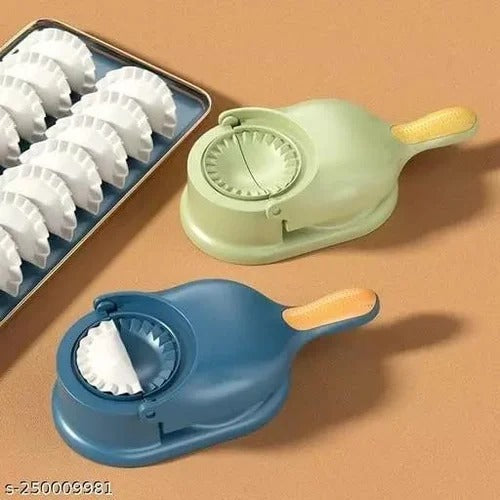 2 in 1 Dumpling Maker Ghughra Momos Maker Machine, Skin Press Mould for Gujiya Ghughra Mould Machine (2 pcs)