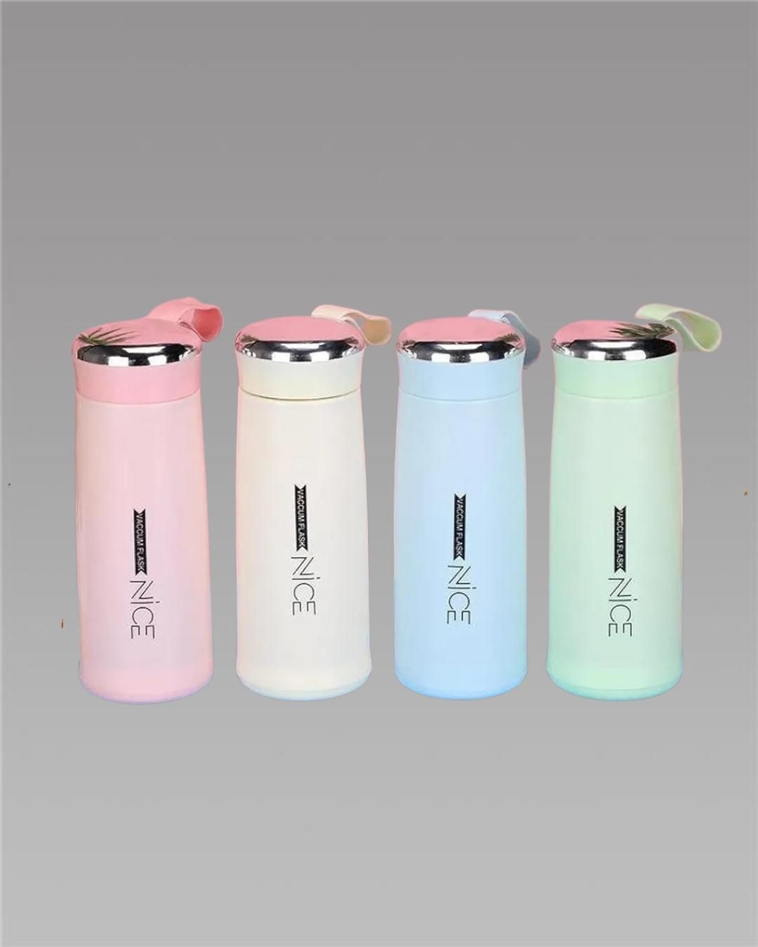Stylish Nice Water Bottle For School / Collage / Office ( Multicolour , 400 ML , Pack Of 4)