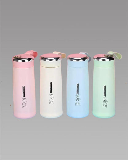 Stylish Nice Water Bottle For School / Collage / Office ( Multicolour , 400 ML , Pack Of 4)