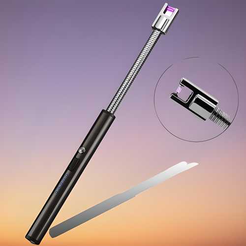 (Pack of 2) USB Plasma Rechargeable Electric Lighter for Kitchen