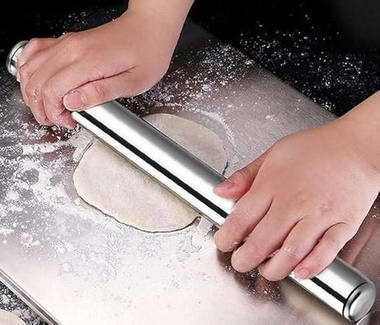 Stainless Steel Rolling Pin Chapati Belan Roti Roller (Copy)