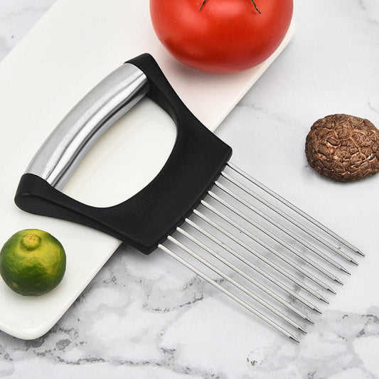 (Pack of 2) Stainless Steel Cutting Kitchen Slicer Holder