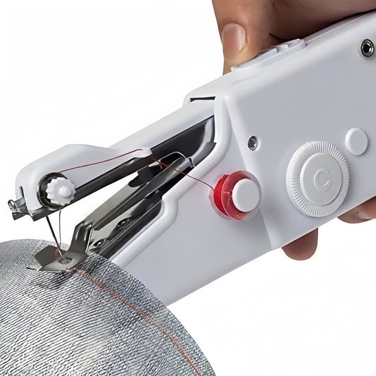 Handy Stitch Portable & Cordless Mini Sewing Machine – Stapler Style, Lightweight & Easy to Use for Quick Repairs and DIY Projects