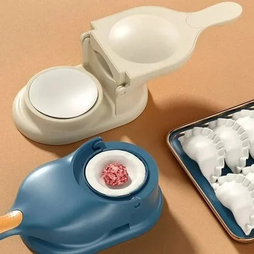 2 in 1 Dumpling Maker Ghughra Momos Maker Machine, Skin Press Mould for Gujiya Ghughra Mould Machine (2 pcs)